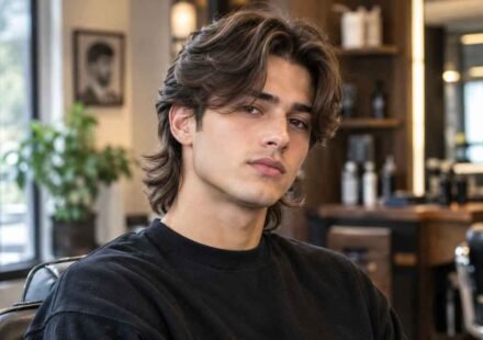 Curtain Mullet haircut