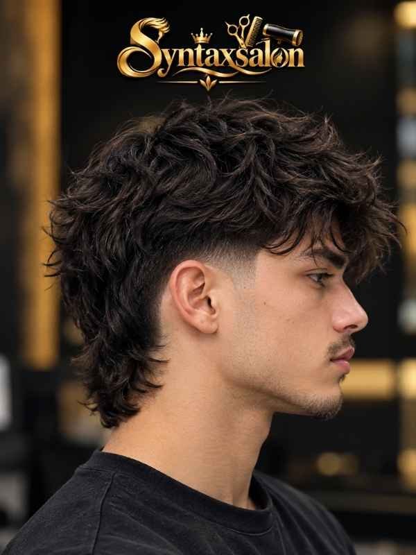 Messy Low Taper Mullet