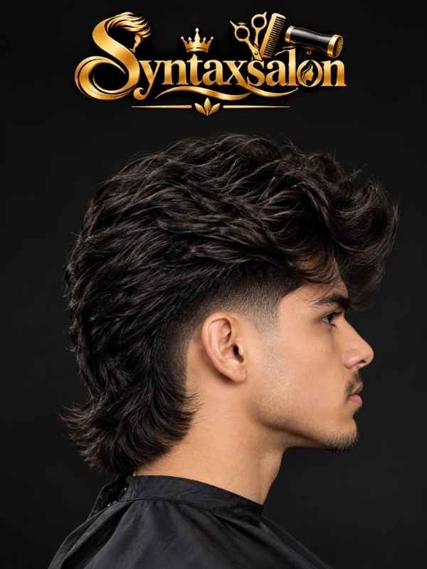 Thick Hair Low Taper Mullet
