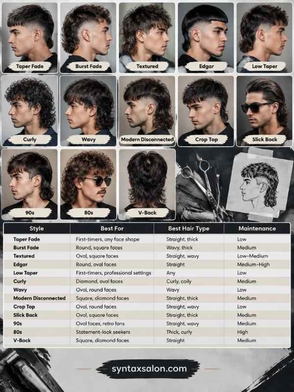 Trending Mexican Mullet Haircut Styles