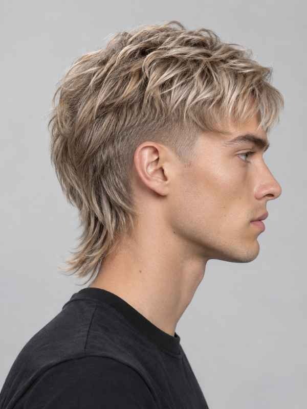 Beige Clean Structure Mullet