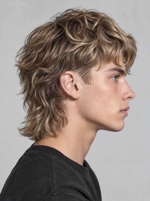 Natural Depth Dirty Blonde Mullet