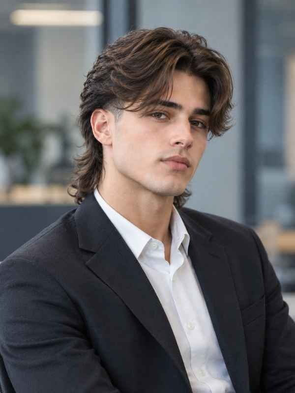Low Taper Curtain Mullet
