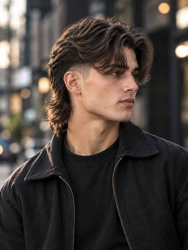 Mid Fade Curtain Mullet