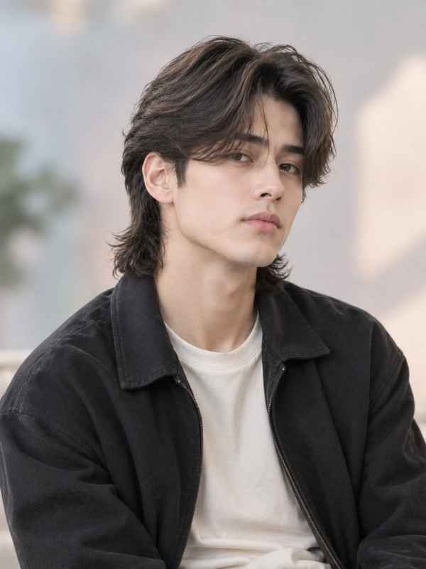 Korean Curtain Mullet