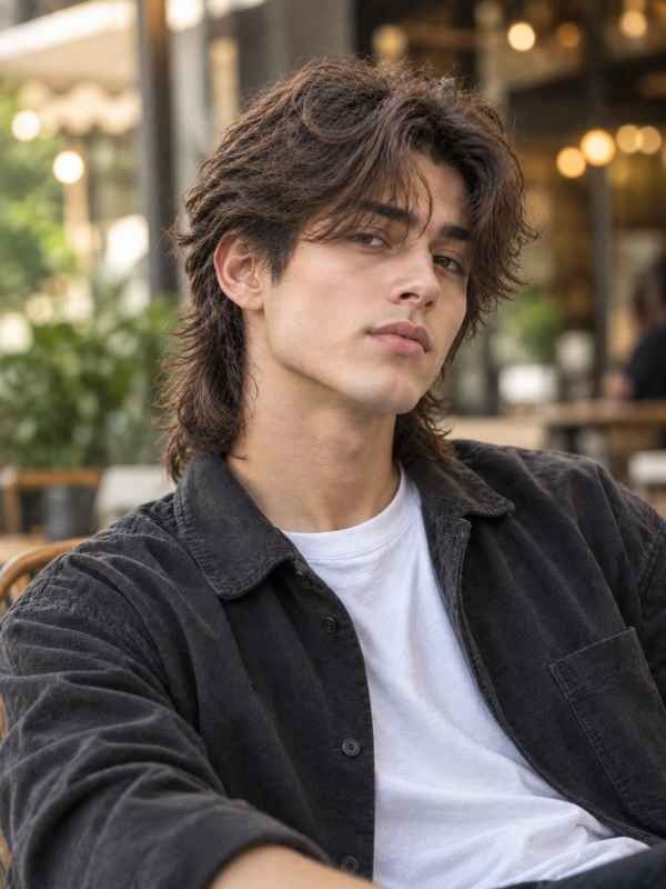 Shaggy Curtain Mullet