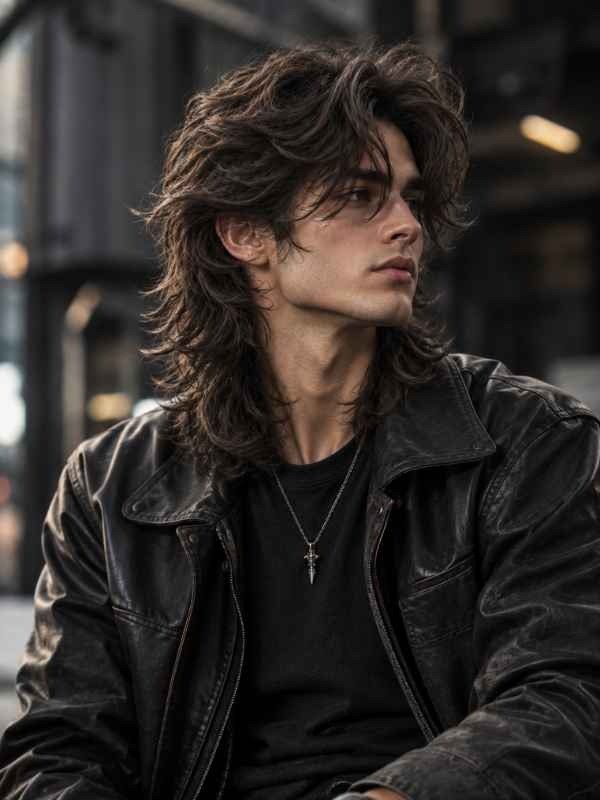 Wolf Cut Curtain Mullet