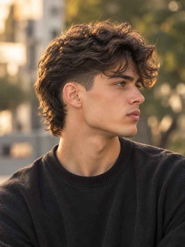 Wavy Reverse Mullet