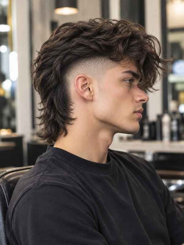 Undercut Reverse Mullet