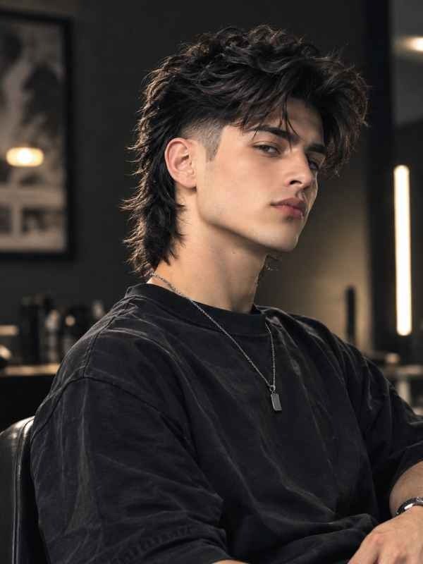Edgy Reverse Mullet