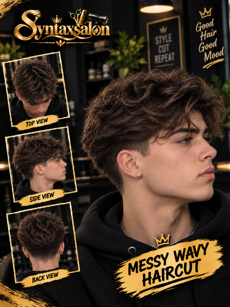 wavy haircut
