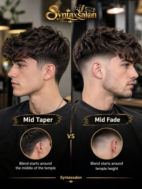 mid fade vs mid taper