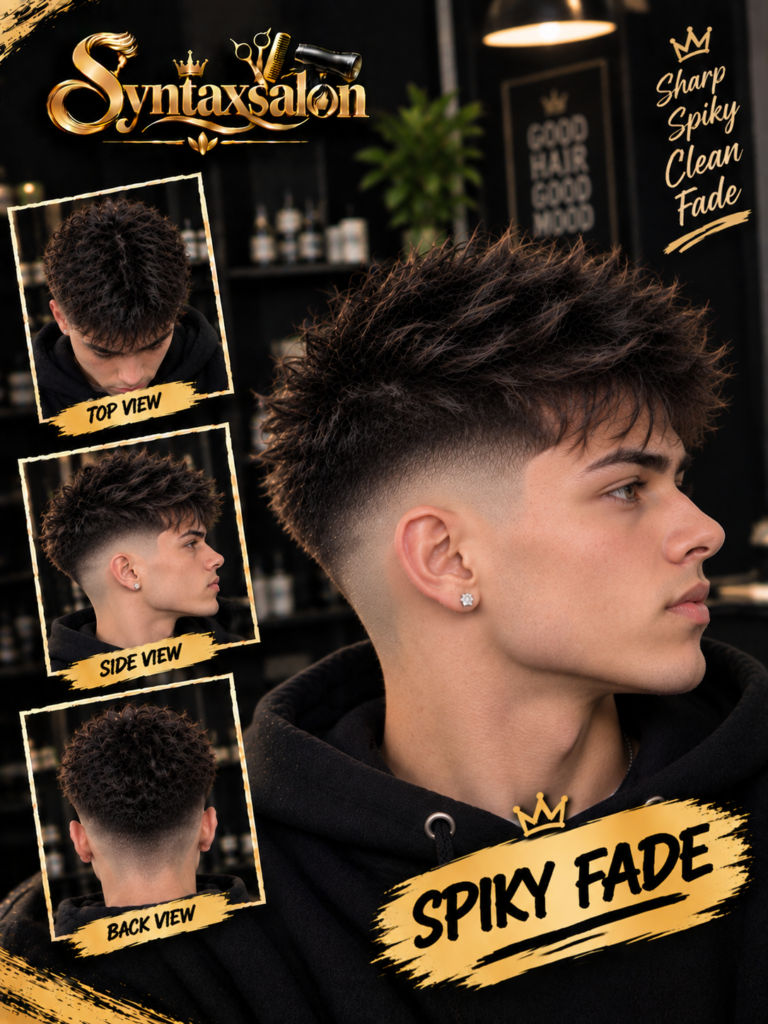 spiky fade