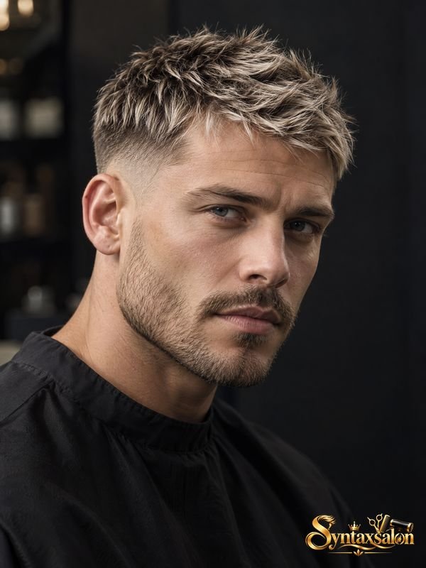 Ash-Blonde Choppy Crop