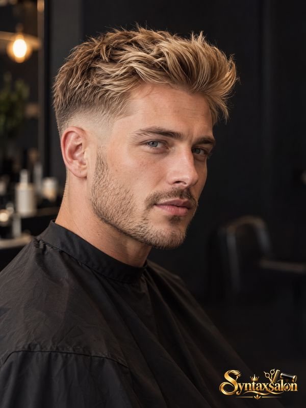 Blonde Textured Quiff