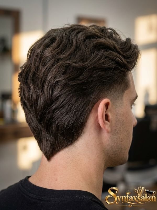 Burst fade modern mullet