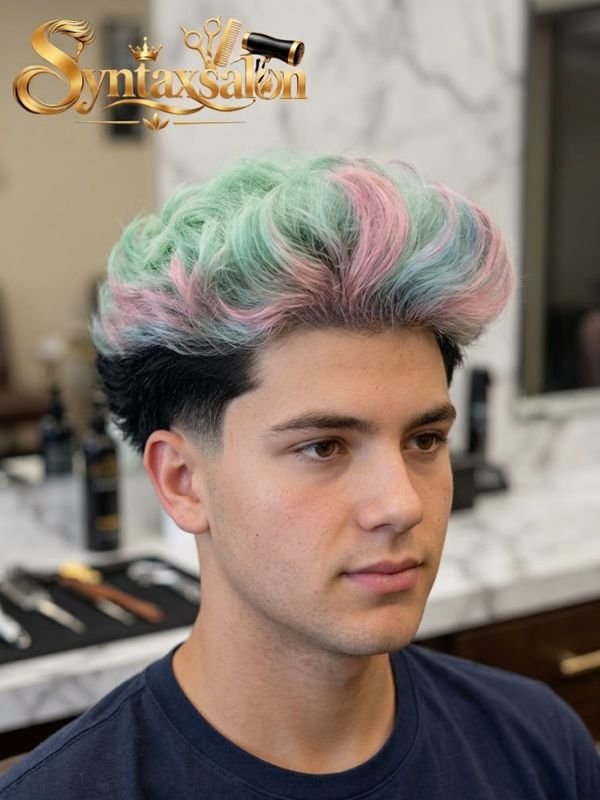 Colored or Pastel Ice Cream Hairstyle