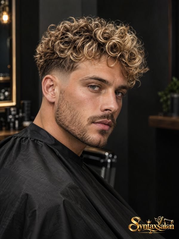 Curly Blonde Top