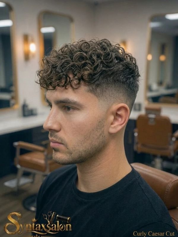 Curly Caesar Cut