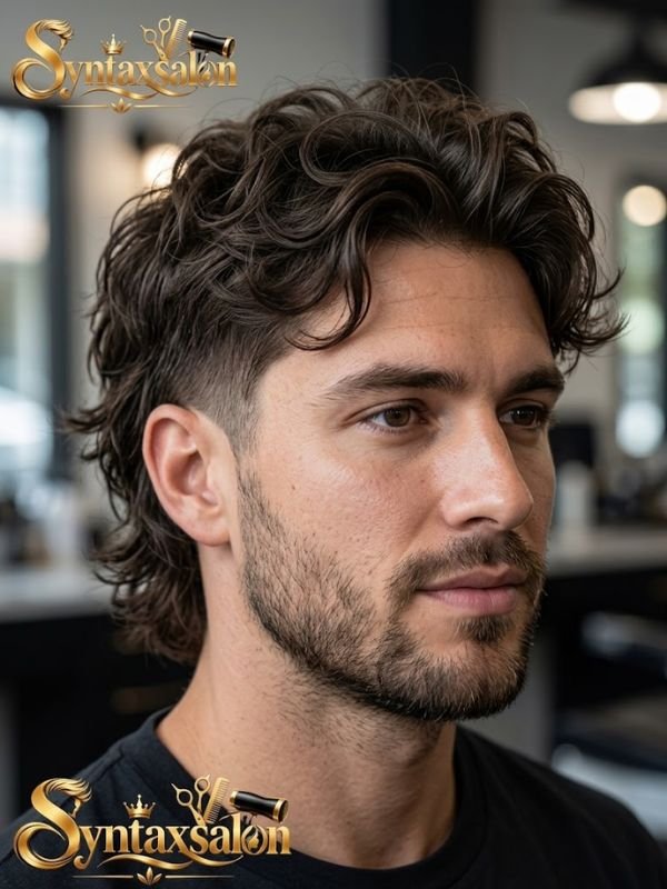 Fine hair modern mullet