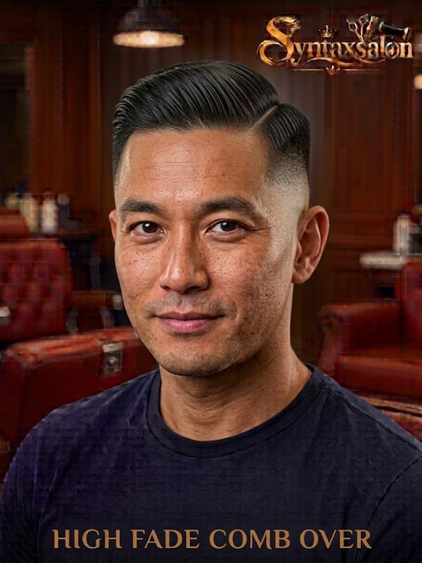High Fade comb over