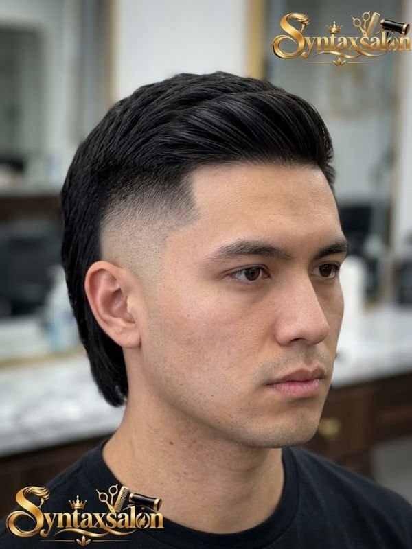 High Modern Mullet Fade