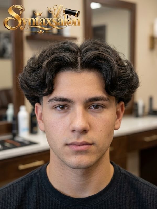 Ice Cream Haircut with Middle Part