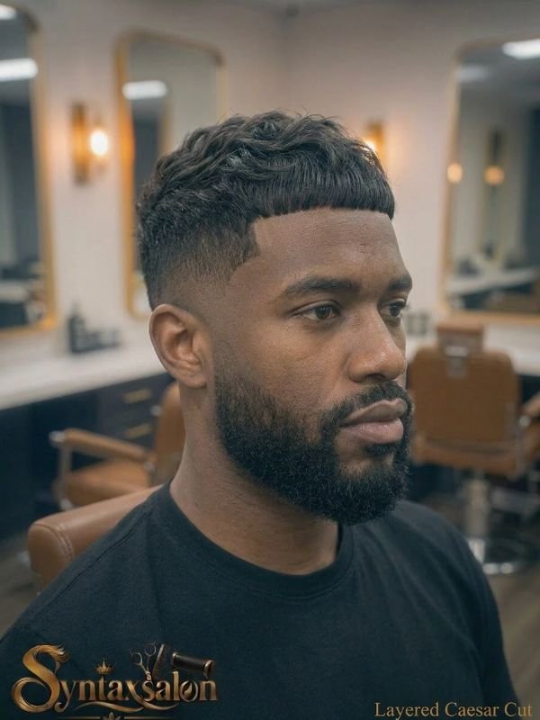 Layered Caesar Cut