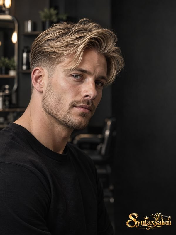 Longer Blonde Textured Top