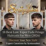 Low Taper Fade Fringe Haircuts for Men
