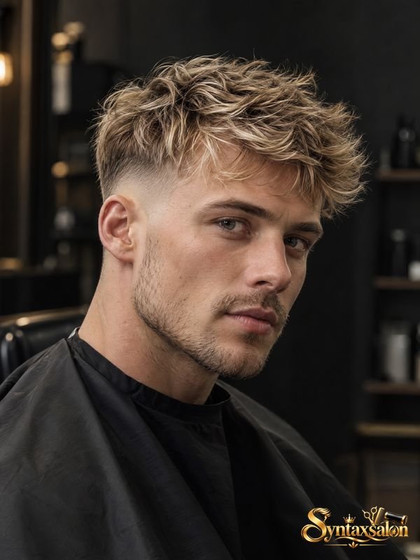 Messy Blonde Crop
