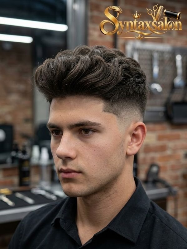 Modern Undercut Style with Rounded Top