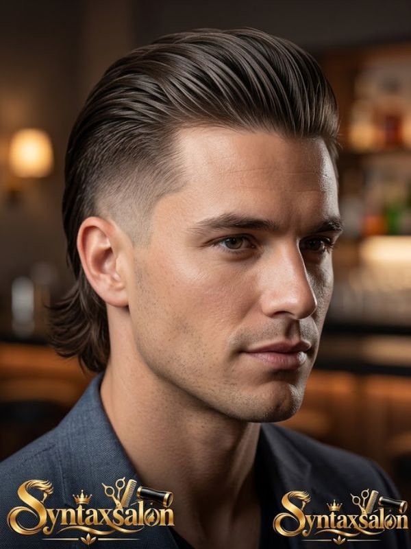 Modern mullet low fade,