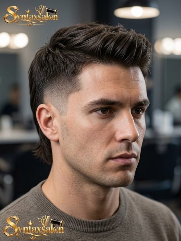 Seamless blend modern mullet