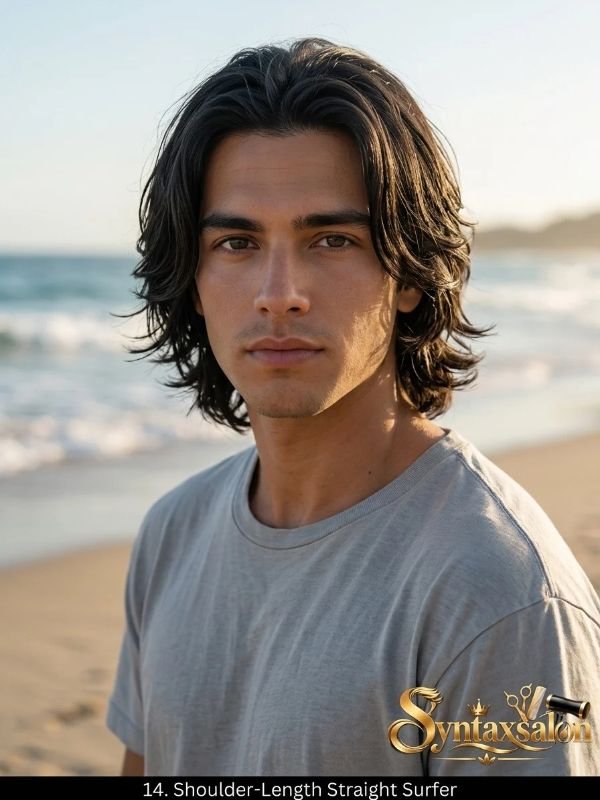 Shoulder-Length Straight Surfer