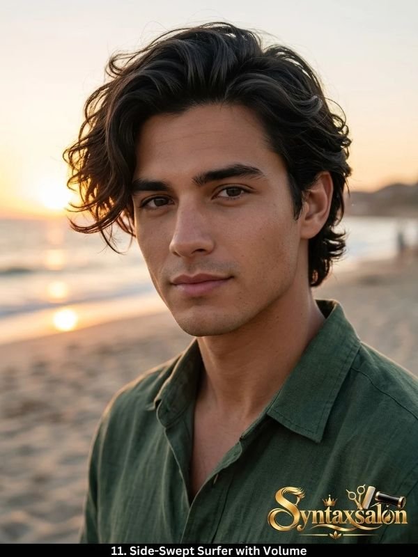 Side-Swept Surfer with Volume