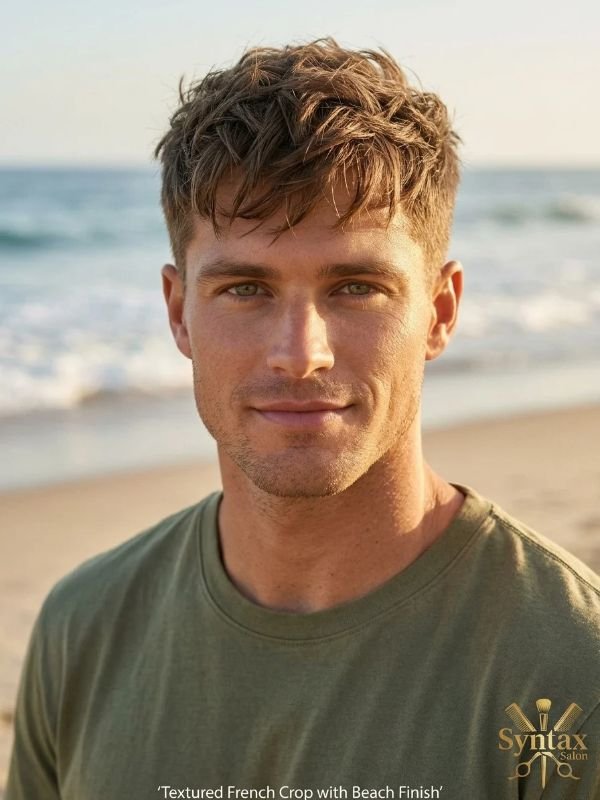 Textured French Crop with Beach Finish