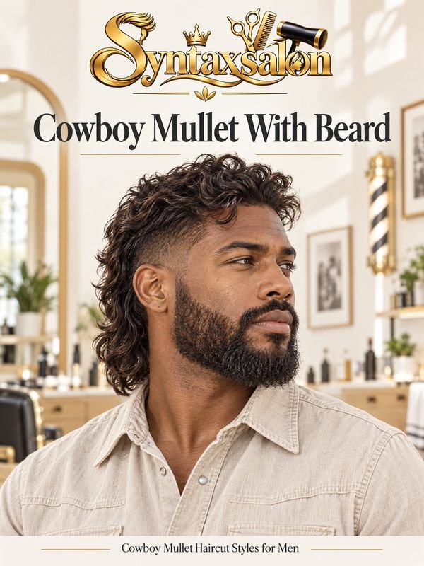 cowboy mullet with beard