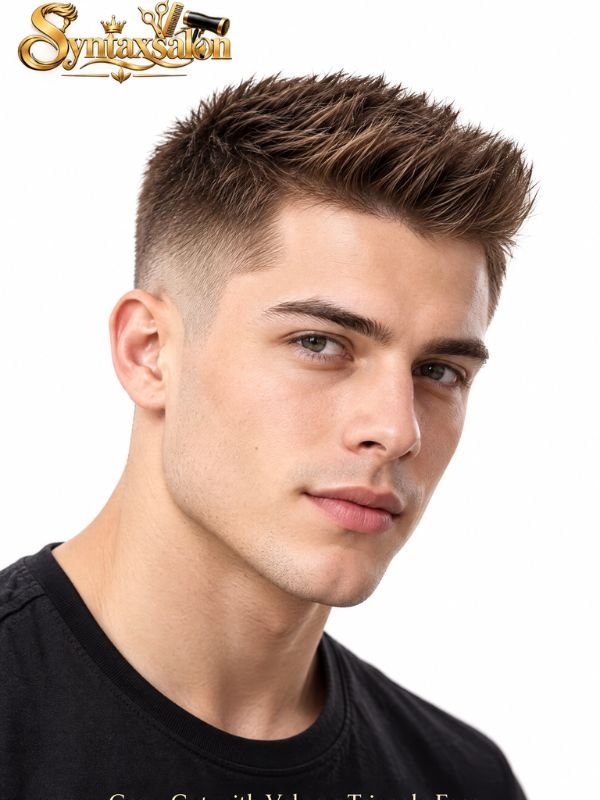 crew cut with volumn