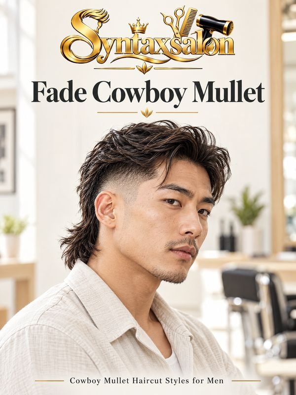 fade cowboy mullet