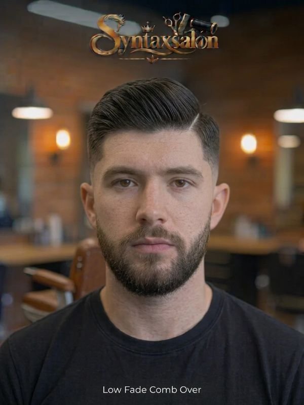 low fade comb over