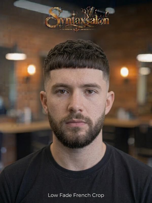 low fade french crop