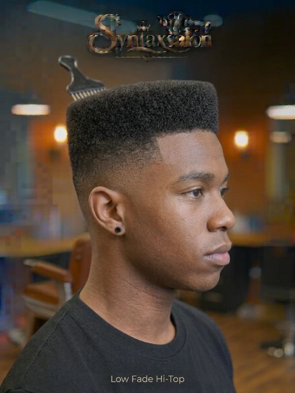 low fade hi-top