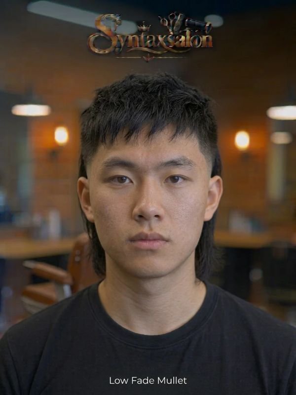 low fade mullet
