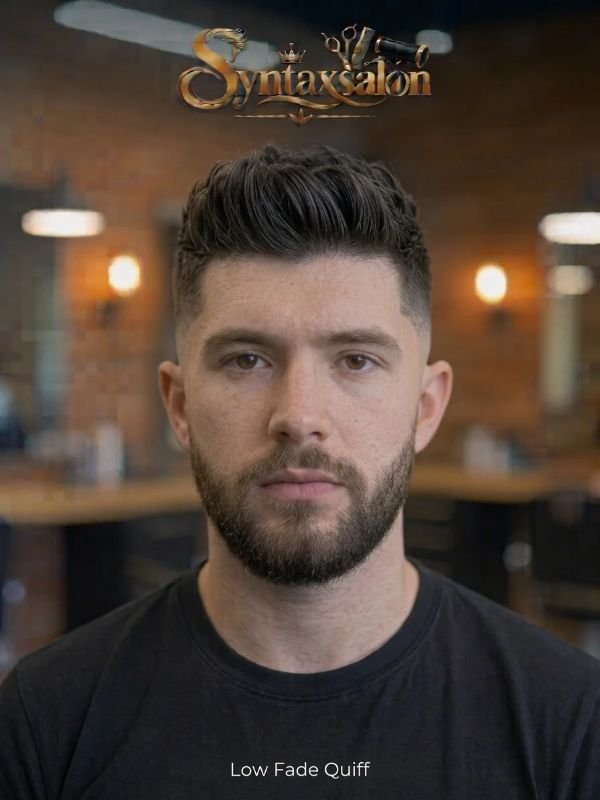 low fade quiff
