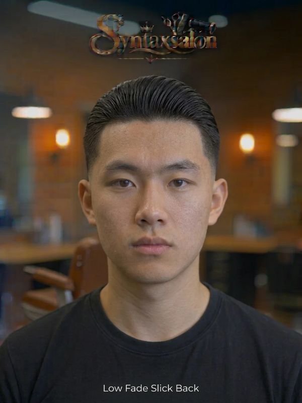 low fade slick back