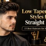 low taper fade styles for straight hair