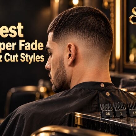 low taper fade with buzz cut