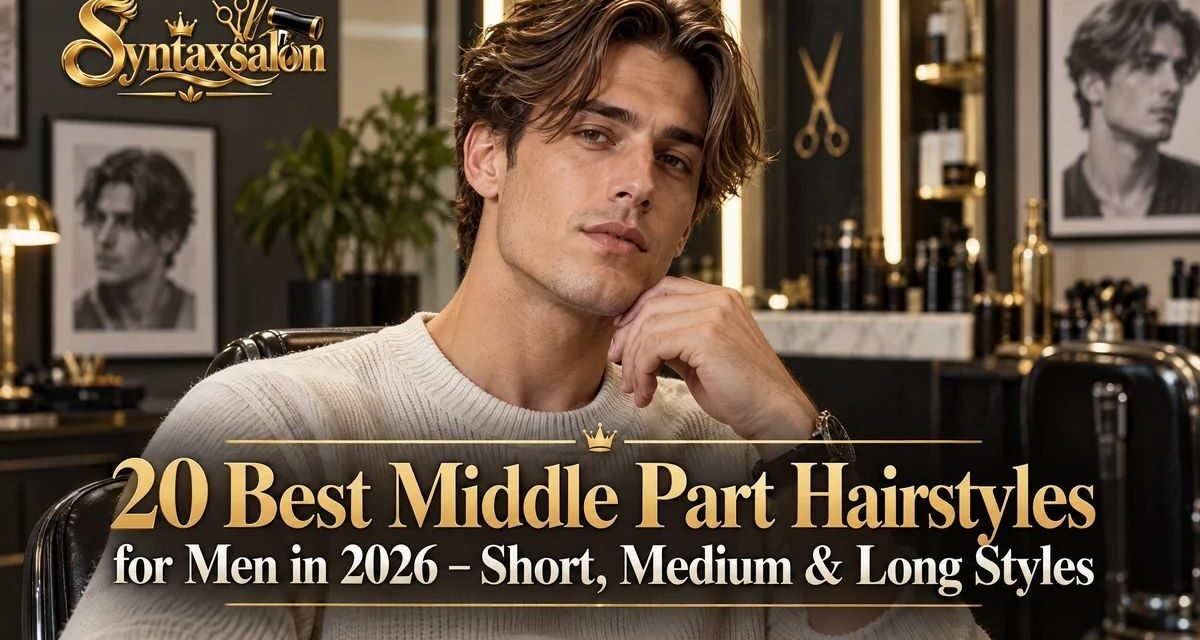 middle part hairstyles