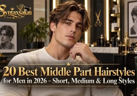 middle part hairstyles